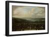 View of Istanbul from the Dutch Embassy at Pera, Jean Baptiste Vanmour-Jean Baptiste Vanmour-Framed Premium Giclee Print