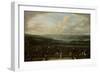 View of Istanbul from the Dutch Embassy at Pera, Jean Baptiste Vanmour-Jean Baptiste Vanmour-Framed Premium Giclee Print
