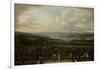 View of Istanbul from the Dutch Embassy at Pera, Jean Baptiste Vanmour-Jean Baptiste Vanmour-Framed Art Print