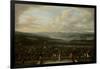 View of Istanbul from the Dutch Embassy at Pera, Jean Baptiste Vanmour-Jean Baptiste Vanmour-Framed Art Print