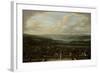 View of Istanbul from the Dutch Embassy at Pera, Jean Baptiste Vanmour-Jean Baptiste Vanmour-Framed Art Print