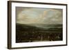 View of Istanbul from the Dutch Embassy at Pera, Jean Baptiste Vanmour-Jean Baptiste Vanmour-Framed Art Print