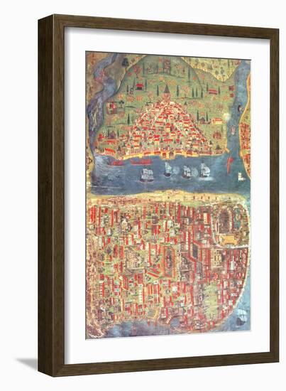 View of Istanbul-Nasuh Al-silahi-Framed Giclee Print