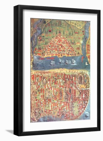 View of Istanbul-Nasuh Al-silahi-Framed Giclee Print