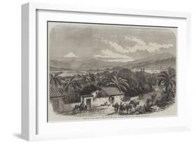 View of Jalapa, Mexico from the High Road Between Vera Cruz and Mexico-null-Framed Giclee Print