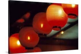 View of Japanese Lanterns, Dotombor, Osaka, Osaka Prefecture, Kinki Region, Honshu, Japan-Dallas and John Heaton-Stretched Canvas