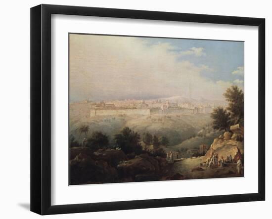 View of Jerusalem, 1821-Maxim Nikiphorovich Vorobyev-Framed Giclee Print
