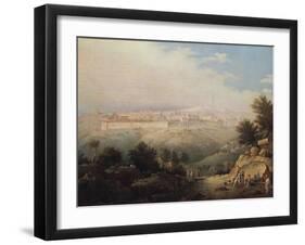 View of Jerusalem, 1821-Maxim Nikiphorovich Vorobyev-Framed Giclee Print