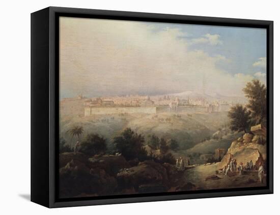 View of Jerusalem, 1821-Maxim Nikiphorovich Vorobyev-Framed Stretched Canvas
