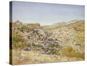 View of Jerusalem, 1854-Thomas Seddon-Stretched Canvas