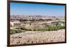 View of Jerusalem and the Dome of the Rock from the Mount of Olives, Jerusalem, Israel, Middle East-Alexandre Rotenberg-Framed Photographic Print