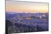 View of Jerusalem from the Mount of Olives, Jerusalem, Israel, Middle East-Neil Farrin-Mounted Photographic Print