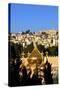 View of Jerusalem from the Mount of Olives, Jerusalem, Israel, Middle East-Neil Farrin-Stretched Canvas