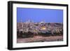 View of Jerusalem from the Mount of Olives, Jerusalem, Israel, Middle East-Neil Farrin-Framed Photographic Print