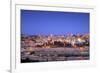 View of Jerusalem from the Mount of Olives, Jerusalem, Israel, Middle East-Neil Farrin-Framed Photographic Print