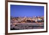 View of Jerusalem from the Mount of Olives, Jerusalem, Israel, Middle East-Neil Farrin-Framed Photographic Print