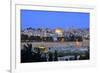 View of Jerusalem from the Mount of Olives, Jerusalem, Israel, Middle East-Neil Farrin-Framed Photographic Print