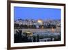 View of Jerusalem from the Mount of Olives, Jerusalem, Israel, Middle East-Neil Farrin-Framed Photographic Print