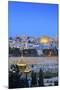 View of Jerusalem from the Mount of Olives, Jerusalem, Israel, Middle East-Neil Farrin-Mounted Photographic Print