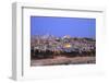 View of Jerusalem from the Mount of Olives, Jerusalem, Israel, Middle East-Neil Farrin-Framed Photographic Print