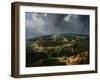 View of Jerusalem from the Valley of Jehoshaphat, 1825-Auguste Forbin-Framed Giclee Print