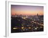 View of Johannesburg Skyline at Sunset, Gauteng, South Africa-Ian Trower-Framed Photographic Print