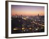 View of Johannesburg Skyline at Sunset, Gauteng, South Africa-Ian Trower-Framed Photographic Print