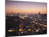 View of Johannesburg Skyline at Sunset, Gauteng, South Africa-Ian Trower-Mounted Photographic Print