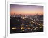 View of Johannesburg Skyline at Sunset, Gauteng, South Africa-Ian Trower-Framed Photographic Print