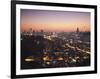 View of Johannesburg Skyline at Sunset, Gauteng, South Africa-Ian Trower-Framed Photographic Print