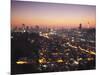 View of Johannesburg Skyline at Sunset, Gauteng, South Africa-Ian Trower-Mounted Photographic Print
