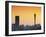 View of Johannesburg Skyline at Sunset, Gauteng, South Africa-Ian Trower-Framed Photographic Print