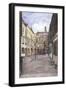 View of Johnson's Court, Fleet Street, London, 1881-John Crowther-Framed Giclee Print