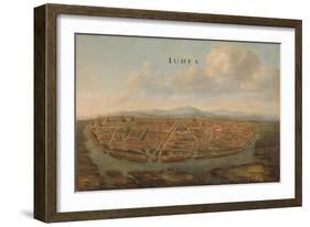 View of Judea, the capital of Siam, c.1662-3-Johannes Vinckeboons-Framed Giclee Print