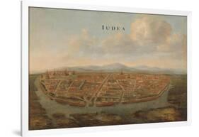 View of Judea, the capital of Siam, c.1662-3-Johannes Vinckeboons-Framed Giclee Print
