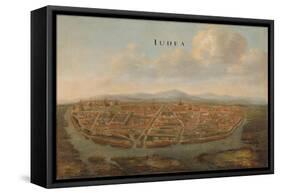 View of Judea, the capital of Siam, c.1662-3-Johannes Vinckeboons-Framed Stretched Canvas