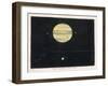 View of Jupiter Showing Its Moons and Satellites-Charles F. Bunt-Framed Art Print