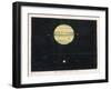 View of Jupiter Showing Its Moons and Satellites-Charles F. Bunt-Framed Art Print