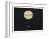 View of Jupiter Showing Its Moons and Satellites-Charles F. Bunt-Framed Art Print