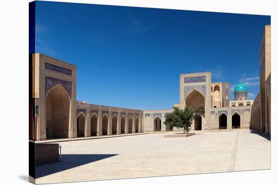 View of Kalon Mosque - Bukhara - Uzbekistan-Daniel Prudek-Stretched Canvas
