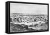 View of Kano City, Nigeria, 1851-Heinrich Barth-Framed Stretched Canvas