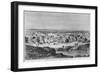 View of Kano, Nigeria, from 'Travels and Discoveries in North and Central Africa' by Heinrich Barth-Dieudonne Auguste Lancelot-Framed Giclee Print