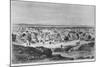 View of Kano, Nigeria, from 'Travels and Discoveries in North and Central Africa' by Heinrich Barth-Dieudonne Auguste Lancelot-Mounted Giclee Print