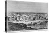 View of Kano, Nigeria, from 'Travels and Discoveries in North and Central Africa' by Heinrich Barth-Dieudonne Auguste Lancelot-Stretched Canvas