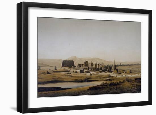 View of Karnak Temple Complex-null-Framed Giclee Print