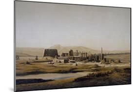View of Karnak Temple Complex-null-Mounted Giclee Print