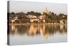 View of Kengtung (Kyaingtong) Looking across Naung Tung Lake-Lee Frost-Stretched Canvas