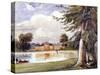 View of Kensington Palace, Kensington, London, C1840-Edmund Marks-Stretched Canvas