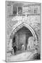 View of King John's Gate in the Abbey of St Saviour, Bermondsey, London, 1807-George Shepherd-Mounted Giclee Print