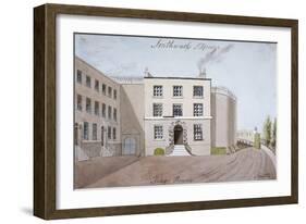 View of King's Bench Prison in St George's Fields, Southwark, London, C1820-Smith-Framed Giclee Print